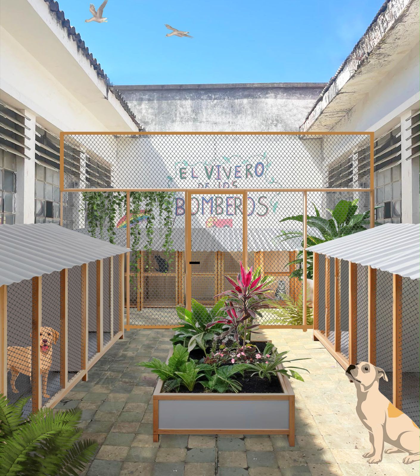 Refugio de animales en Santander